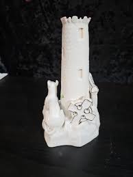 Irish Belleek 120th Anniversary Tower Centerpiece RARE ...