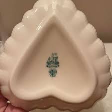 Belleek Porcelain Ireland Heart Shaped 4 1/2"... | Depop