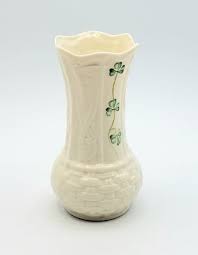Belleek Ireland Millennium Shamrock Embossed Basket Weave 5 ...