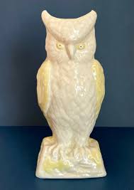 Irish Belleek Vintage Porcelain Vase | Owl Design | 7th ...