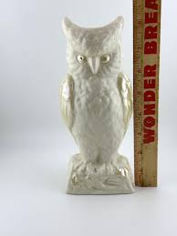 Belleek Owl Vase, Irish Porcelain, 8-1/4", 6th Mark (1965 ...
