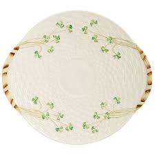 Belleek Classic Shamrock Bread Plate – Belleek Pottery