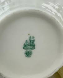 Sold at Auction: Vintage Belleek Shamrock Basket Weave ...
