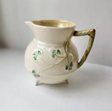 Vintage LIKE NEW Belleek Shamrock Creamer, 3 Footed, Made in Ireland, Irish Porcelain, Country Cottage Decor, Hutch Display, 8 Oz, RETIRED - Etsy