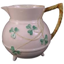 Similar Items to Belleek Shamrock Creamer pot - Fourth Mark - 1946-1955