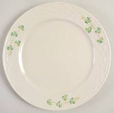 Shamrock Dinner Plate by Belleek Pottery (Ireland ...