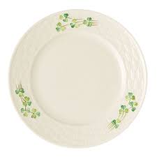 Belleek Classic Shamrock Salad Plate – Belleek Pottery