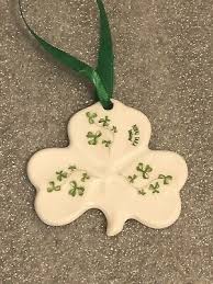 Royal Tara Irish Shamrock Fine Bone China Hanging Ornament ...