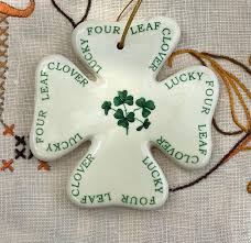 Vintage Collectible Lucky Liffey Artefacts Ireland Four Leaf ...
