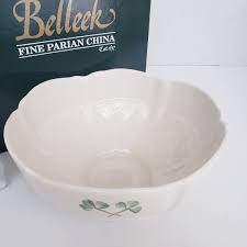 Belleek Pottery Shamrock 6" Trellis Bowl, All Purpose Bowl ...