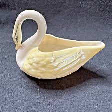 Belleek Swan Ireland Hand Painted Porcelain Lusterware 3.5 ...