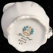 Dining | Mitterteich Green Ming Creamer 13 Oz Scallop Edge ...