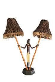 Vintage Bill Huebbe Style Monkey Table Lamp - Etsy