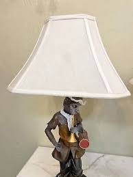 Unique Pair of Monkey Table Lamps | eBay