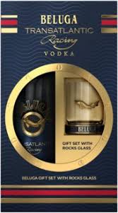 Beluga Transatlantic Racing vodka 750 ML with Rocks glass ...