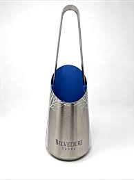 Belvedere Vodka Ice Bucket Silver Metal Bottle Chiller With ...