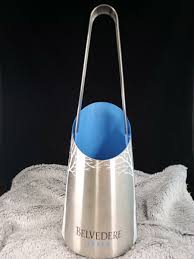 Belvedere Vodka Bottle Holder Chiller Ice Bucket & Tong Set ...
