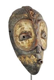 Rare initiation GOMA wood mask Congo DRC Bembe African ...
