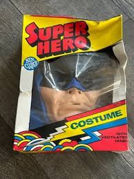 BATMAN Ben Cooper 1976 Halloween Costume UNWORN Mask Cape ...