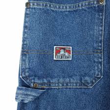 BEN DAVIS] 벤데이비스 빈티지 와이드 데님 카펜터 워크 팬츠 ...