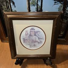 Vintage BEN HAMPTON Framed Print "Cherokee Nation" under ...