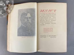 Sold at Auction: Civil War General Lew Wallace Ben Hur Vol. 1-2 Leatherbound Books