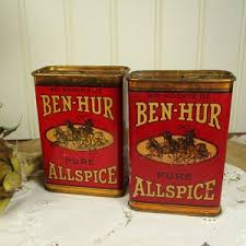 Vintage Ben-hur Allspice Spice Container, Farmhouse Decor, Country Decor - Etsy
