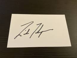 SIGNED 3x5 Card 2006 Padres Mike Thompson | eBay