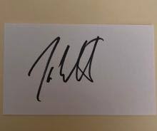 Sold at Auction: Joe Elliott Autographed CARD DEF LEPPARD