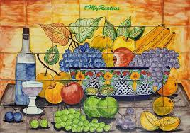 Decorative Hand Crafted Backsplash Mural – Custom Made Products