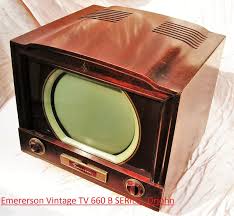 Vintage Emerson model 660 B series television Art Deco style ...