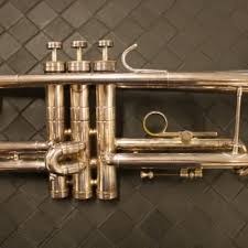 C.G. Conn 8-B Silver Plate Artist Trumpet 1970 W/ Bach C1 Mouthpiece + Mutes | Reverb