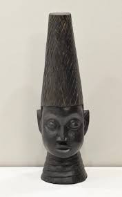 African Carved Dark Wood Portrait Bust West Africa - Etsy