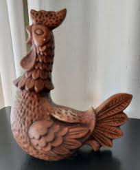 Ceramic Rooster Figurine | eBay