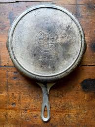 Griswold #8 Nickel Plated Cast Iron Skillet - Etsy