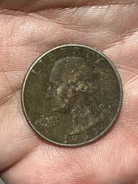 1983 P Quarter Error Missing Clad