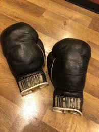 🥊🥊 One Pair/Set of Vintage Tuf Wear Black Boxing Gloves ...