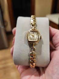 1940s Bulova Ladies Manuel Wind up Watch 120th 10k Yellow ...