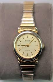 Vintage Benrus Watch 24mm Champagne Dial Gold Tone Round New ...