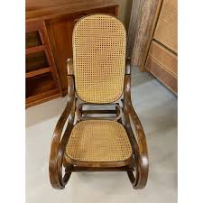 Vintage 1970s Thonet Style Curved Bentwood Rocking Chair ...