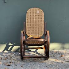 Vintage Bentwood & Cane Rocking Chair – House 15