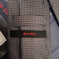 Biamo Designs ~ Men's 100% Silk Tie ~ Grey ~ Brand New In ...