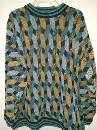 Bergati Deep Knit Sweater Coogi Style Biggie Smalls 90s Hip ...