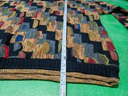 Vintage 90s Coogi Style Knit Sweater: Multicolor 3D Jumper ...