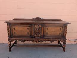 Vintage modern regency Wood console media entryway sofa sideboard tabl - furniture - by owner - sale - craigslist