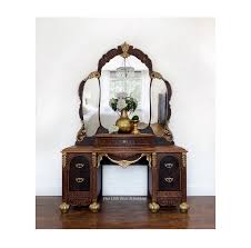 Custom Order Option. 1930s Antique Vanity. Jacobean Vanity ...