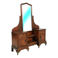 Italian Art Nouveau Dresser with Mirror in Walnut, 1890s ...