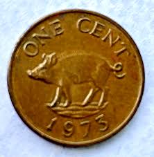 Bermuda 1 Cent 1973. KM#15. One Penny coin. Elizabeth II ...