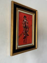 BERNARD LIGNON FRENCH ANTIQUE MODERN ABSTRACT CUBISM CLOWN ...
