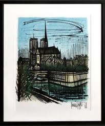 Bernard Buffet Notre Dame - 5 For Sale on 1stDibs | bernard ...